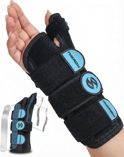 Muñequera ajustable para pulgar alivia tenosinovitis