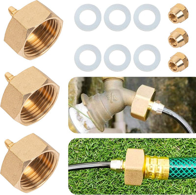 Adaptador manguera jardín 3/4 pulg a 1/4 pulg