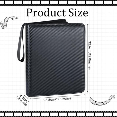 Caja almacenamiento con protector película sin ácido 3 anillos