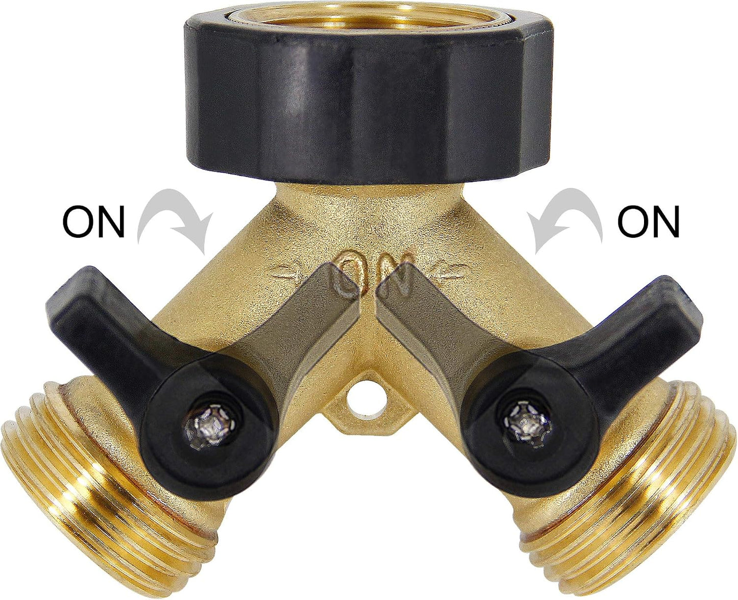 Conector Y manguera latón 3/4pulg 1 pack