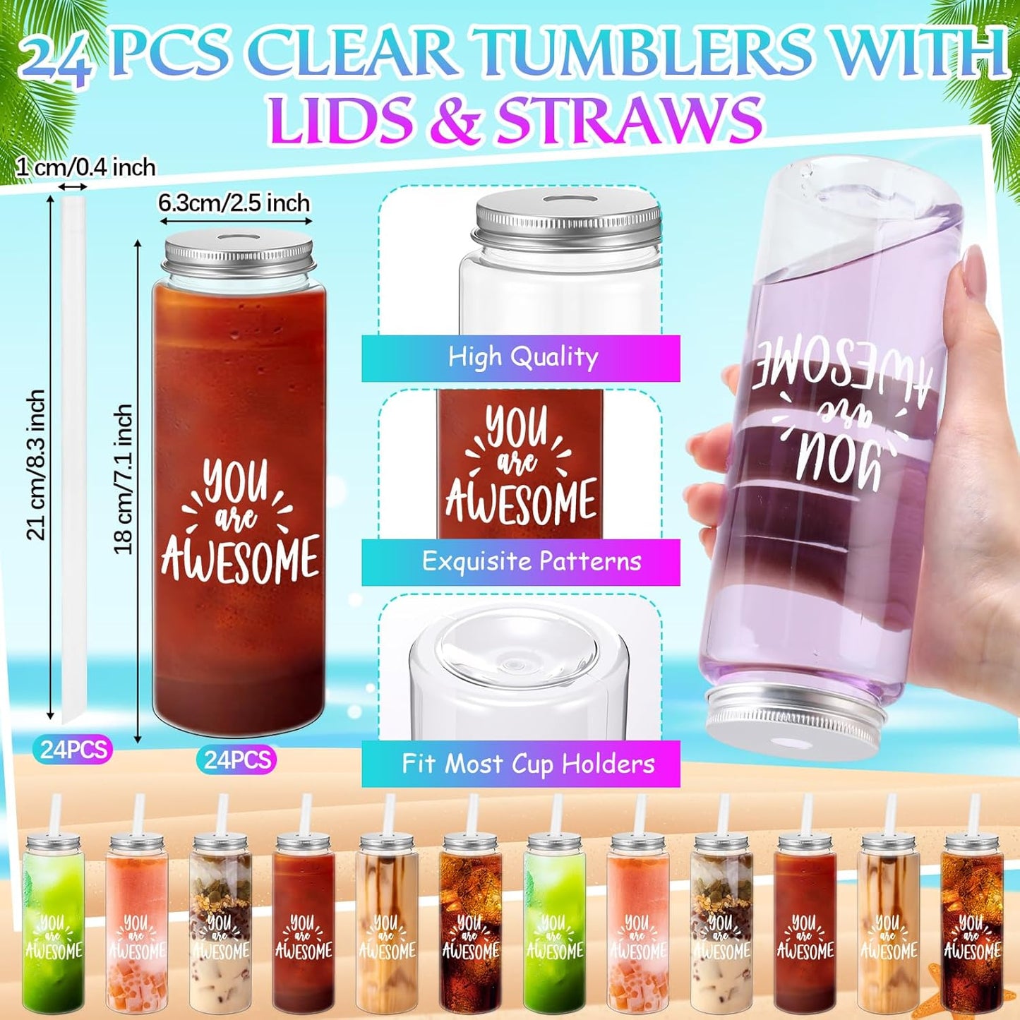Set 120 Regalos para Empleados Vasos 17oz Cuadernos