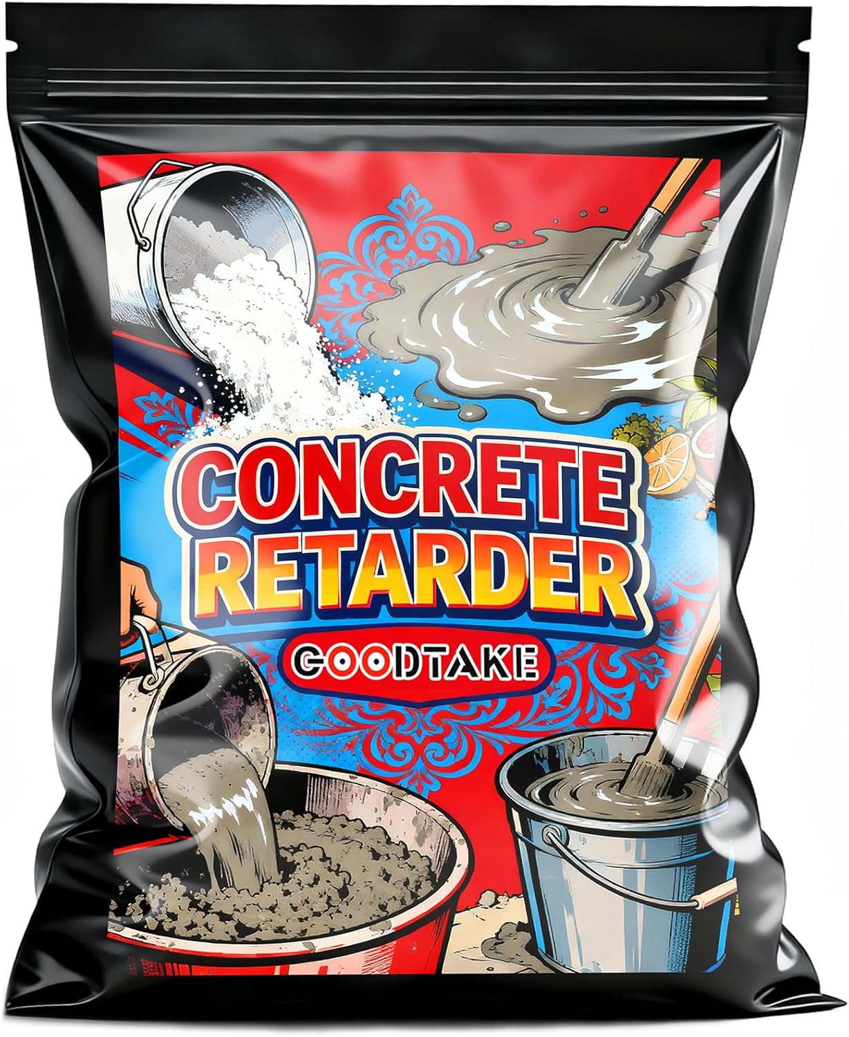Polvo mezcla concreto retardador agua 16oz