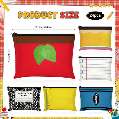 24 Pzas bolsas regalo profesores maquillaje graduación