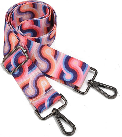 Correa ajustable para bolso 1.5pulg metal plomizo larga para hombro
