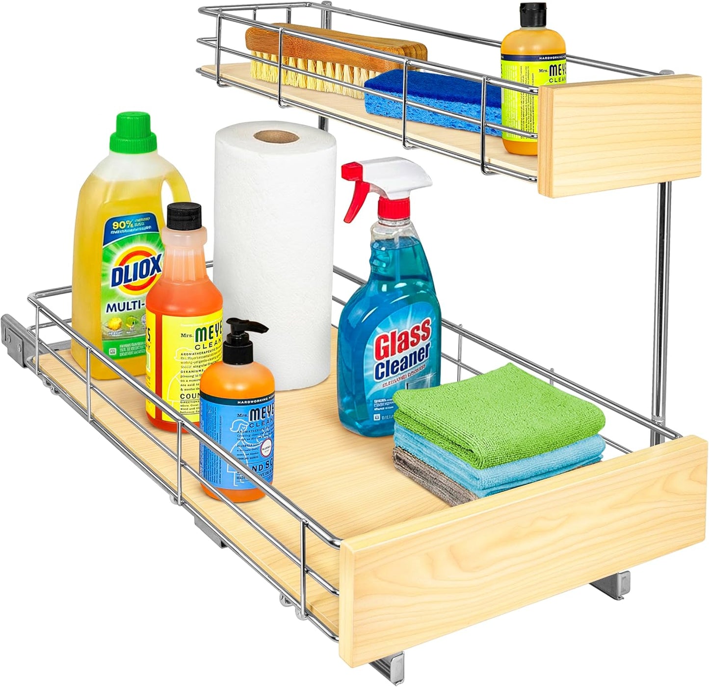 Organiz. cajón cocina 11.5x21pulg estantes deslizables