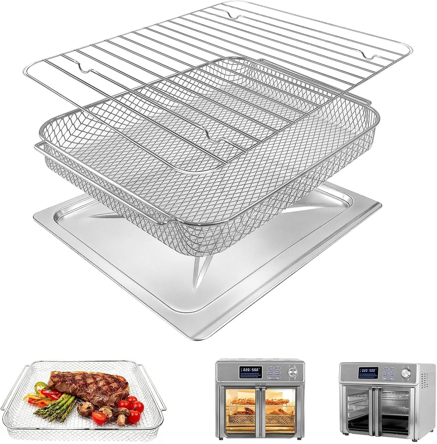 Juego 3en1 para freidora aire Kalorik MAXX 26qt