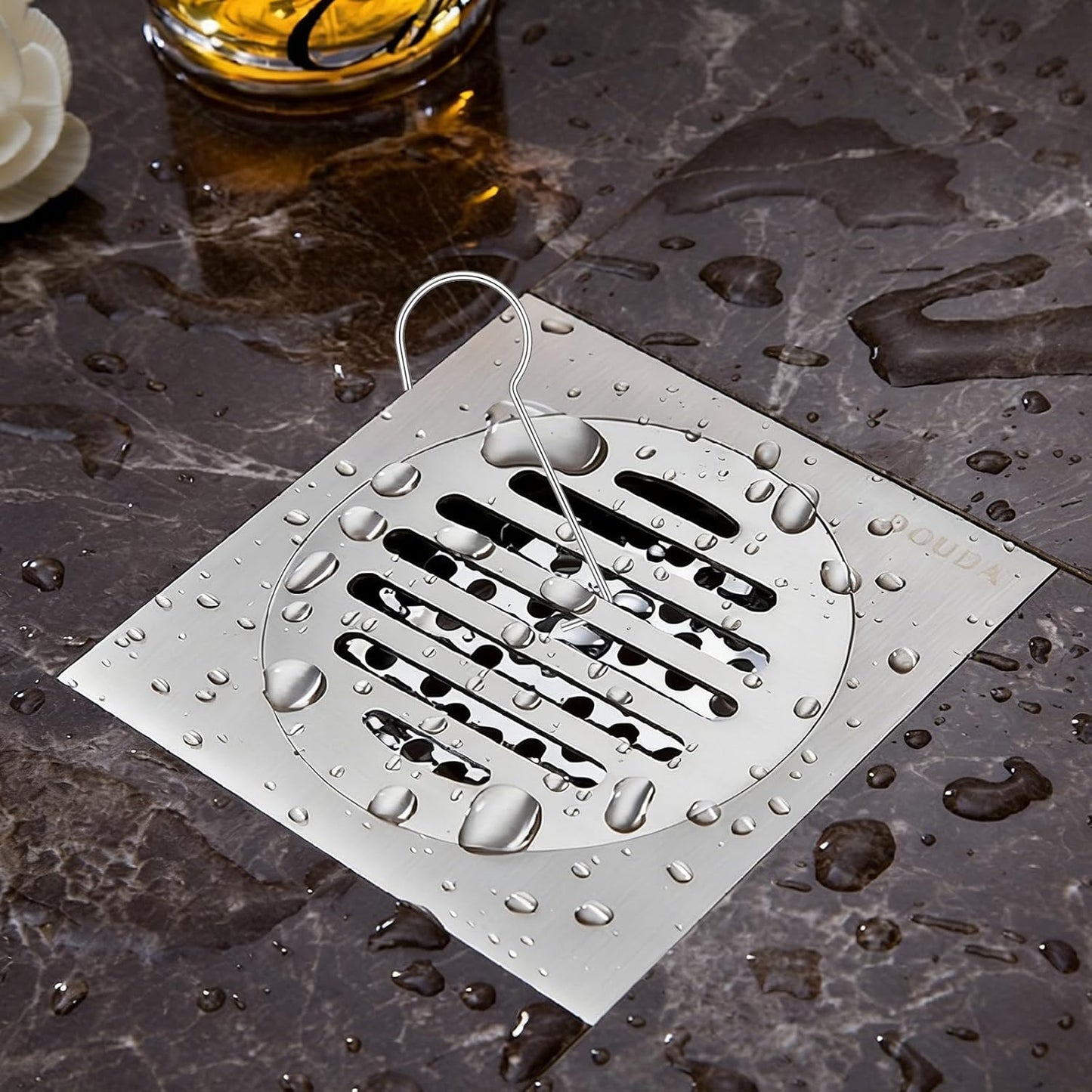 2 Ganchos Drenaje Ducha Acero Inox Extractor Rejilla