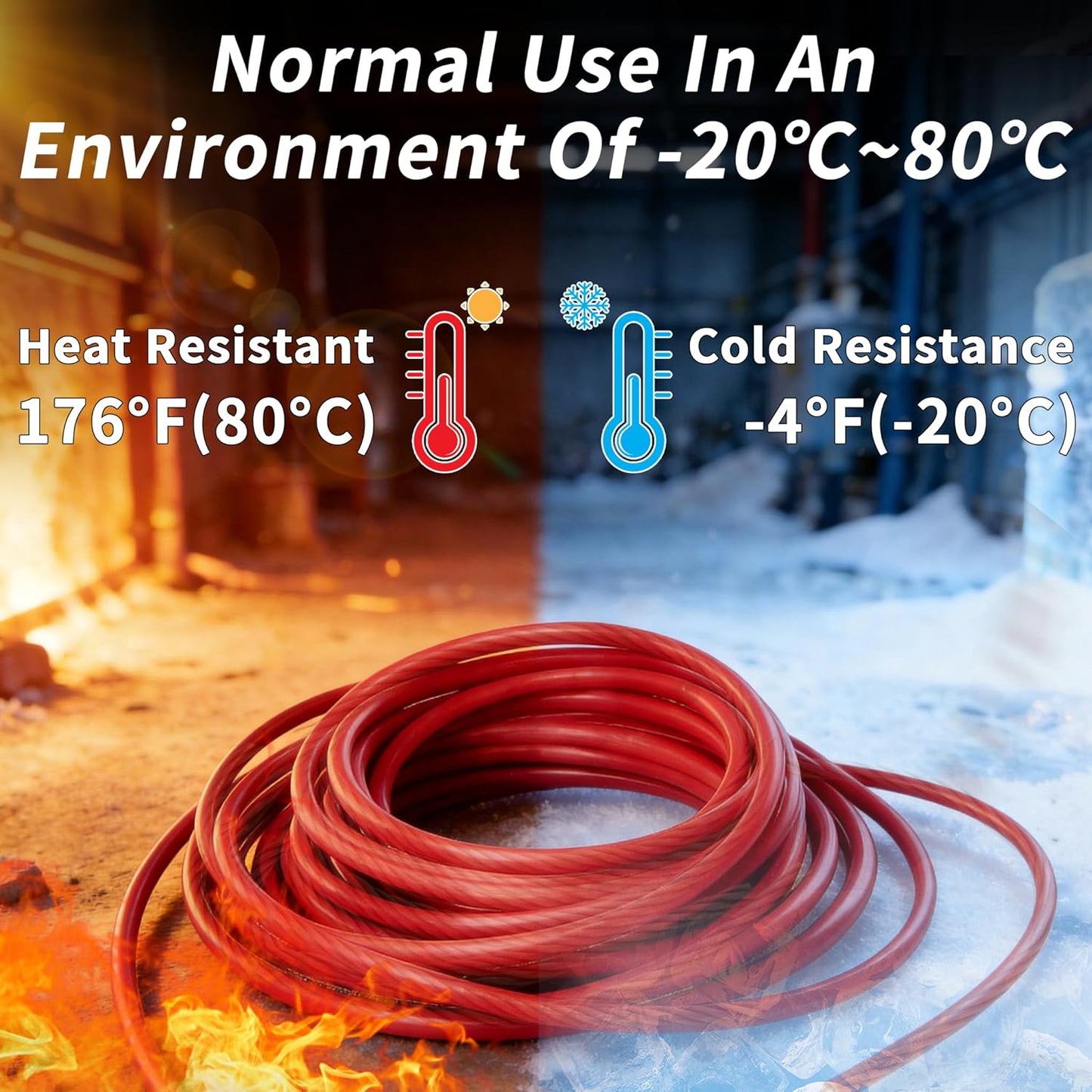 Alambre CCA 10AWG 25ft Rojo
