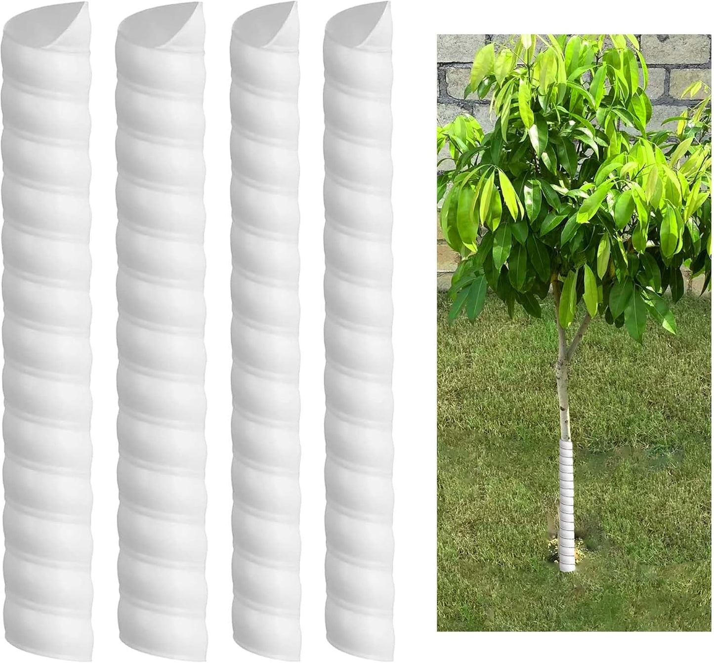 Protectores tronco árbol espiral plástico 4/6/8