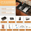Fregadero cocina acero inox 32pulg cuenco negro resistente arañazos