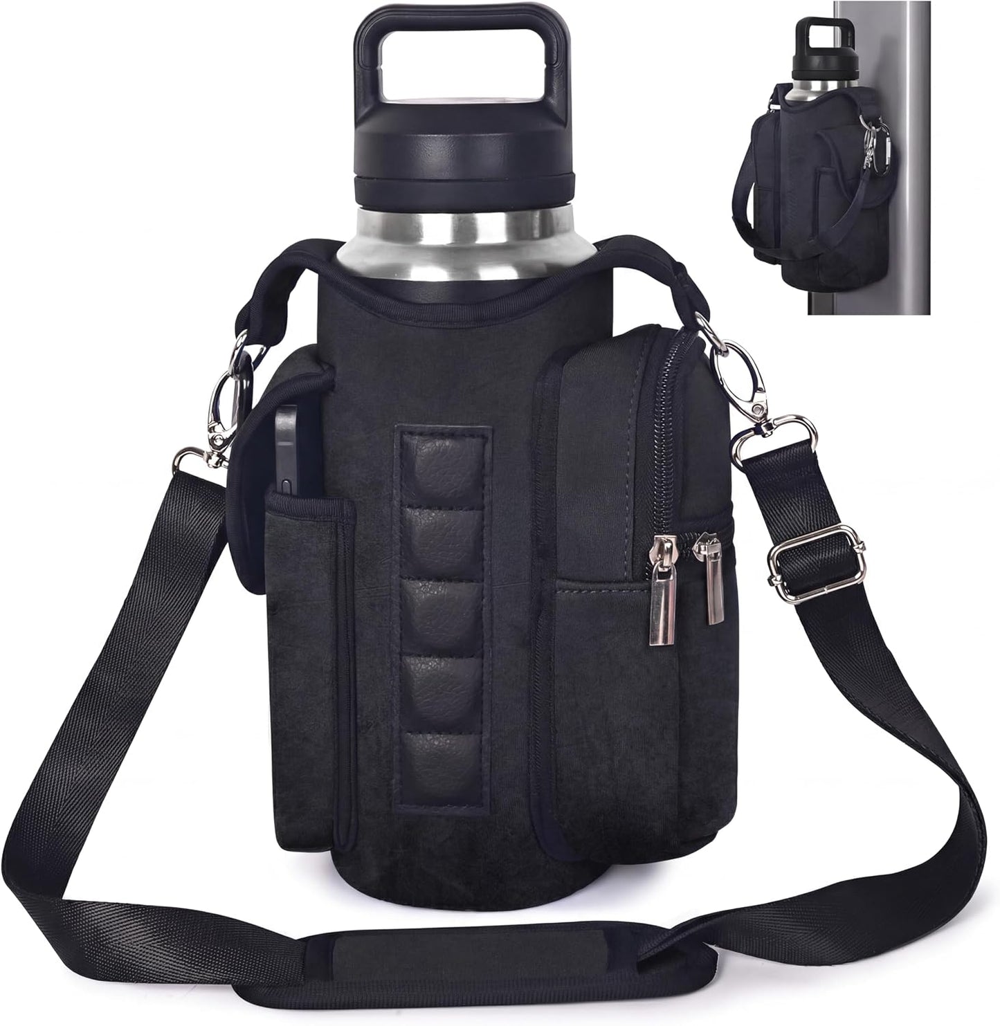 Soporte magnético para botella 18-40oz bolsa neopreno con bolsillo