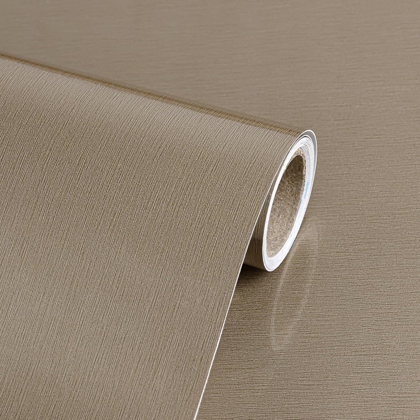 Papel contacto acero inox 15.7x118pulg grueso dorado autoadhesivo