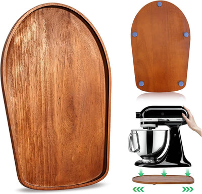 Tapete deslizante para mezclador Kitchenaid batidora inclinable 4.5-5 galones madera pino borde elevado