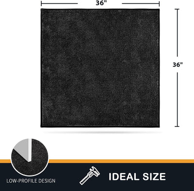 Tapete puerta antideslizante 36x36pulg rascador zapatos perro