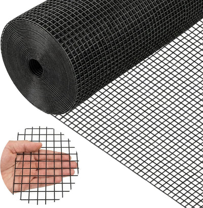 Tela malla 1/2pulg 48x100pies alambre pollo PVC protector árboles