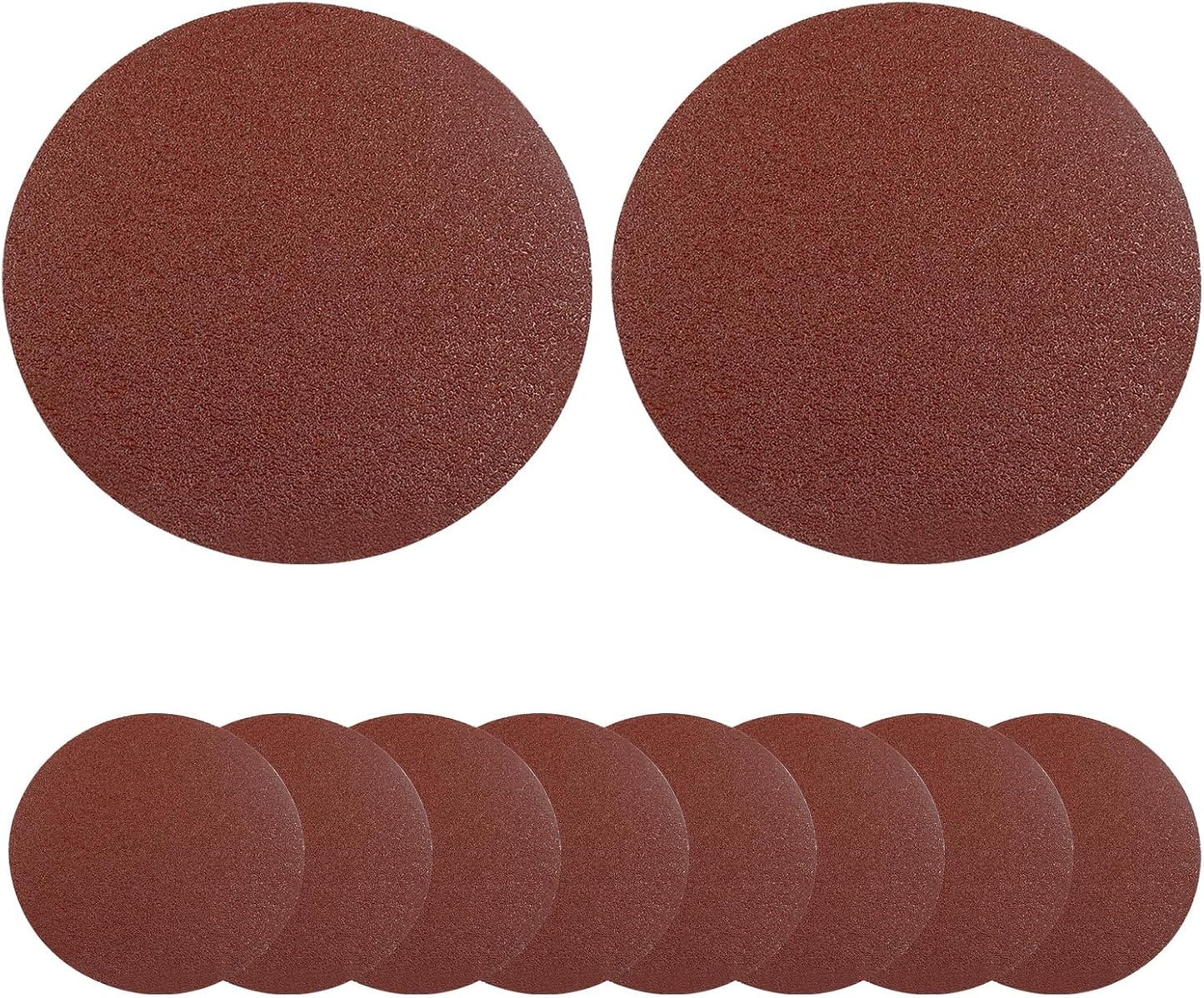Set 10 Discos Lijados 9pulg 80 Grano Aluminio