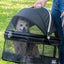 Transportador mascotas asiento coche 20pulg carbón