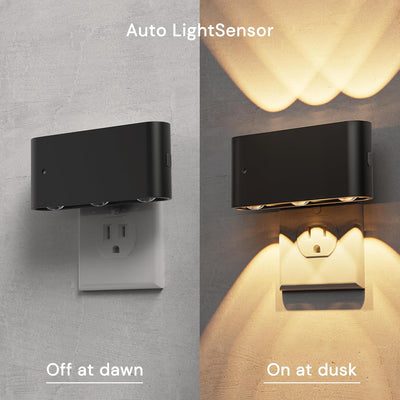 Luz Nocturna LED Regulable Sensor Amanecer Pasillo Dormitorio Niños