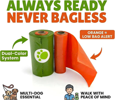 Bolsas para excremento perro con indicador 240uds gruesas sin olor