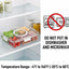 Contenedor dividido 8 compartimentos con tapa y asa para frutas, dulces y picnics