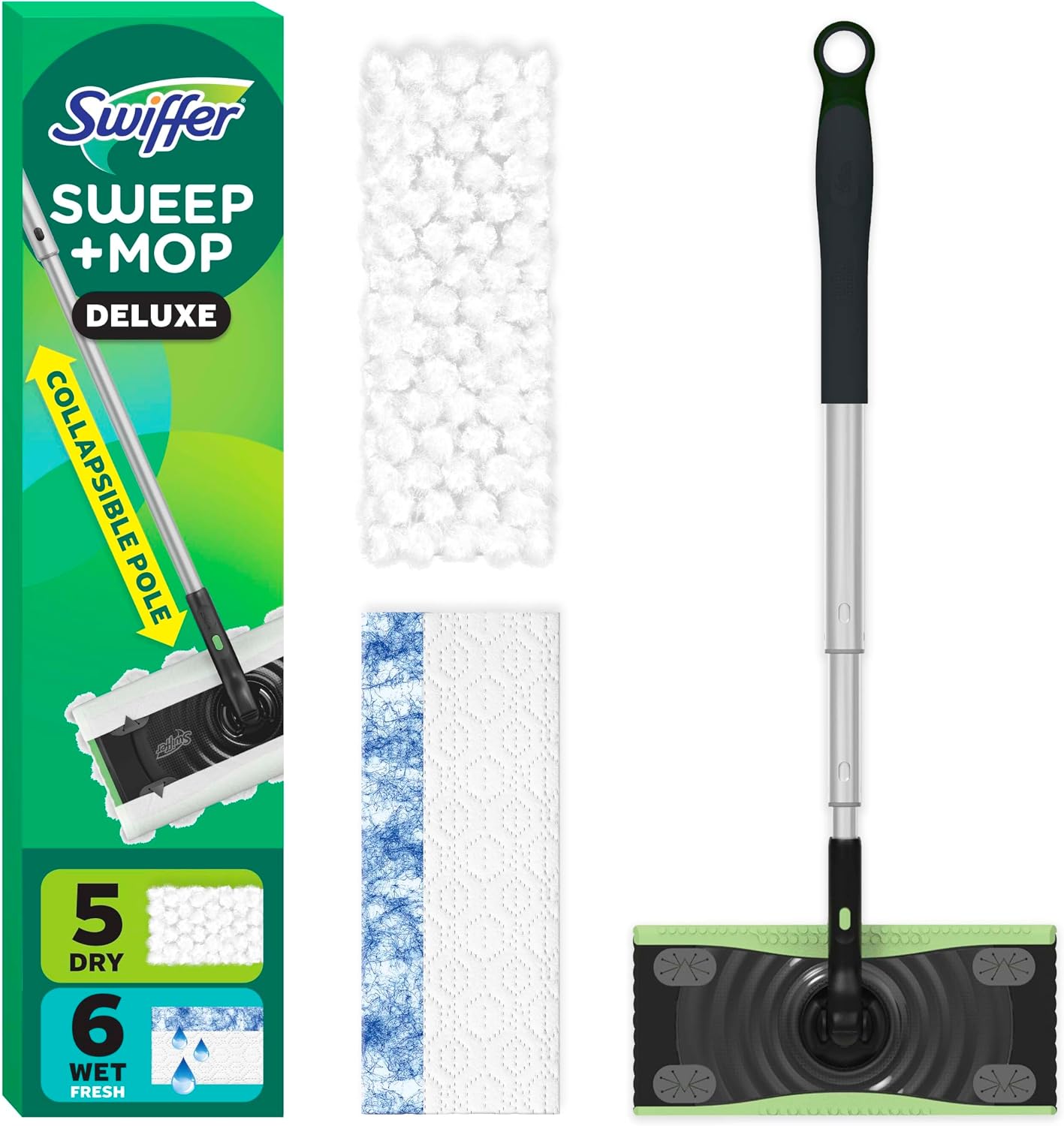 Kit limpieza 2en1 para pisos con barrido y trapeado