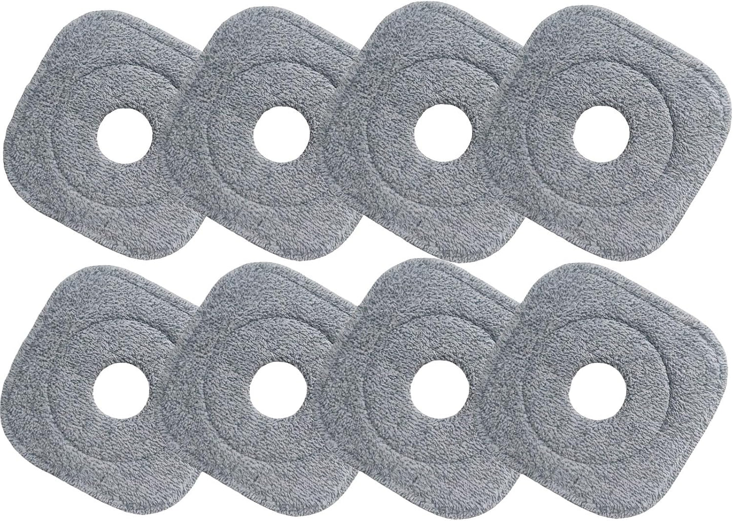 8 Pzas Cabezales Microfibra para Trapeador TrueClean M16