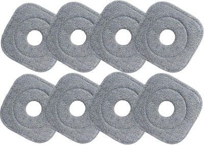 8 Pzas Cabezales Microfibra para Trapeador TrueClean M16