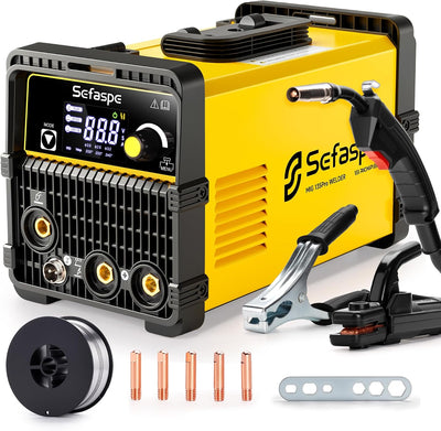 Soldador MIG 135A 3en1 sin gas 110V para hogar