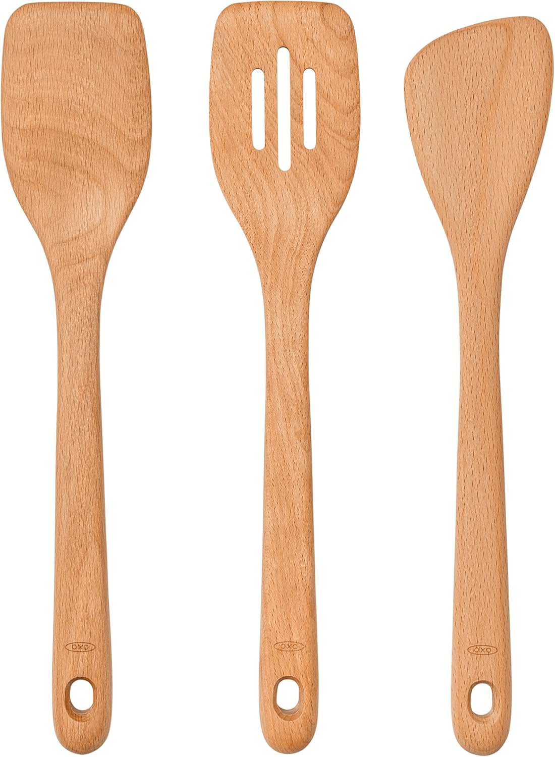 Set 3 Espátulas Madera Oxo Good Grips