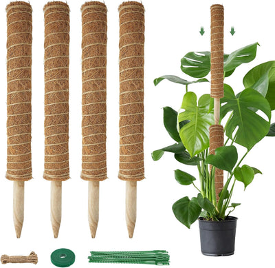 4 Soportes Musgo 16pulg para Plantas Trepadoras Vertical