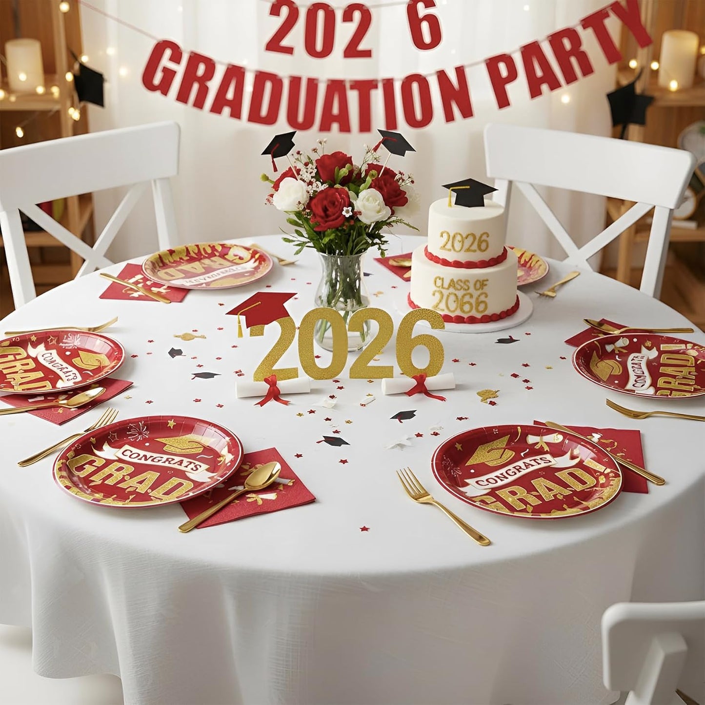 Platos papel graduación 9pulg sirve 50