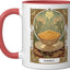 Taza Cerámica Primavera Dulce Rojo/Blanco