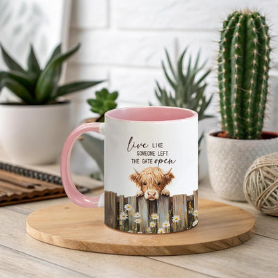 Taza de café con texto en inglés para mujer y niña regalo de burro