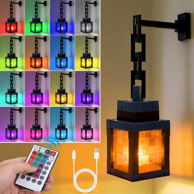 Linterna LED 16 colores recargable decoración hogar regalo Pascua