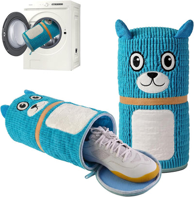 Bolsa lavadora zapatos con bola limpieza 360° set 2 reutilizables