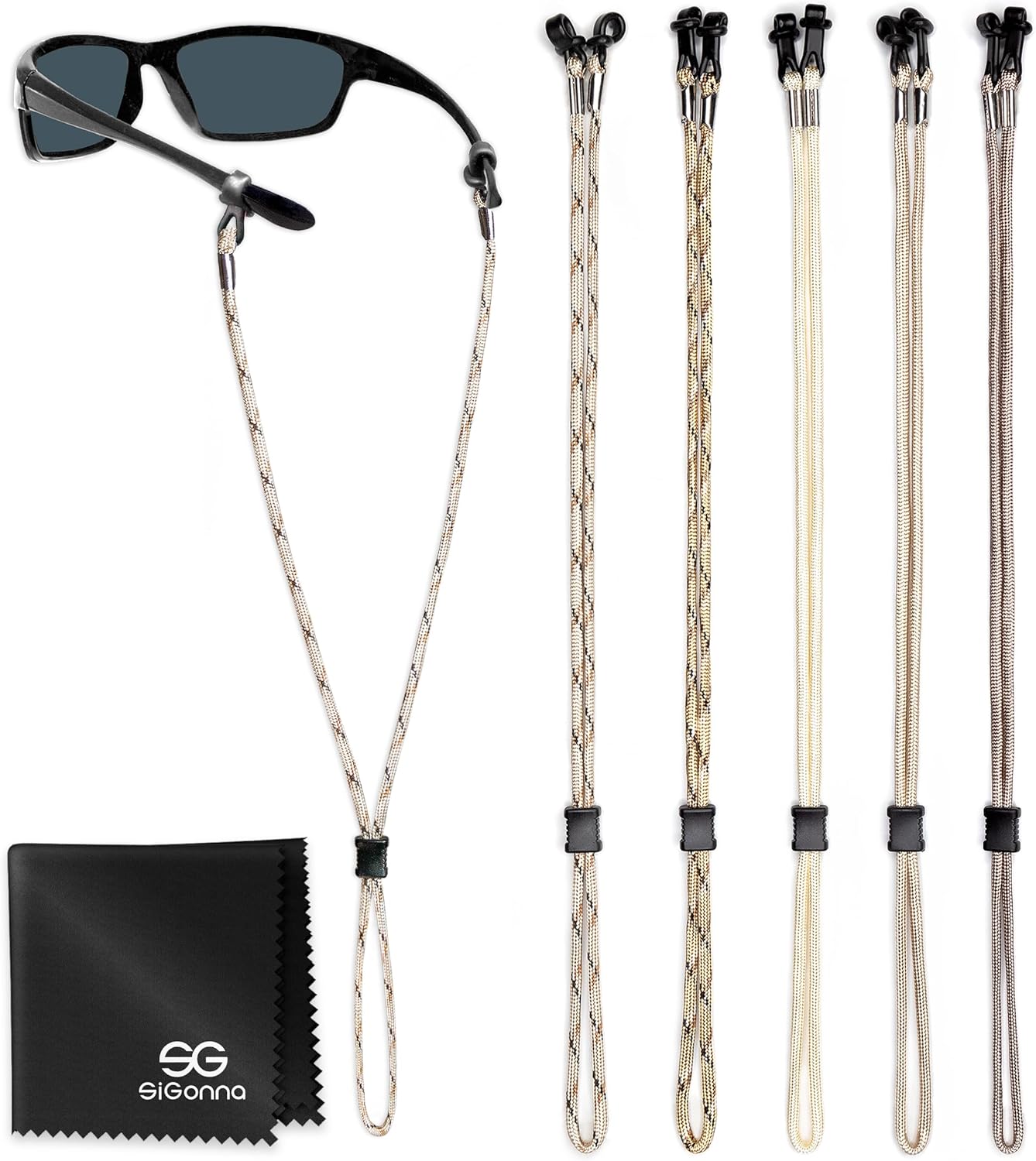 Correa para gafas con soporte cuello deporte