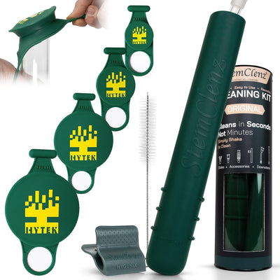 Sistema limpieza reutilizable Hytek para vidrio y tubos verde