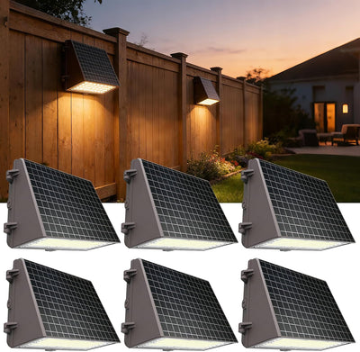 Panel solar 12x11pulg 100W HPS Eqv con sensor amanecer