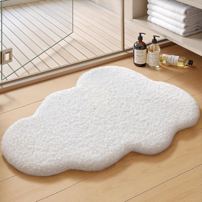 Alfombra baño antideslizante microfibra 24x36pulg para niños