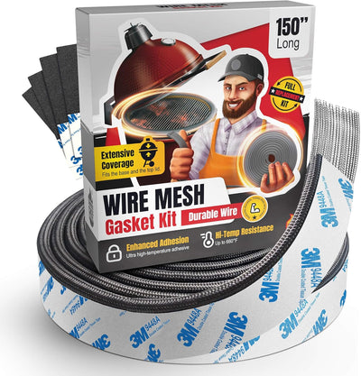 Kit juntas malla alambre Kamado Joe 150pulg fibra vidrio