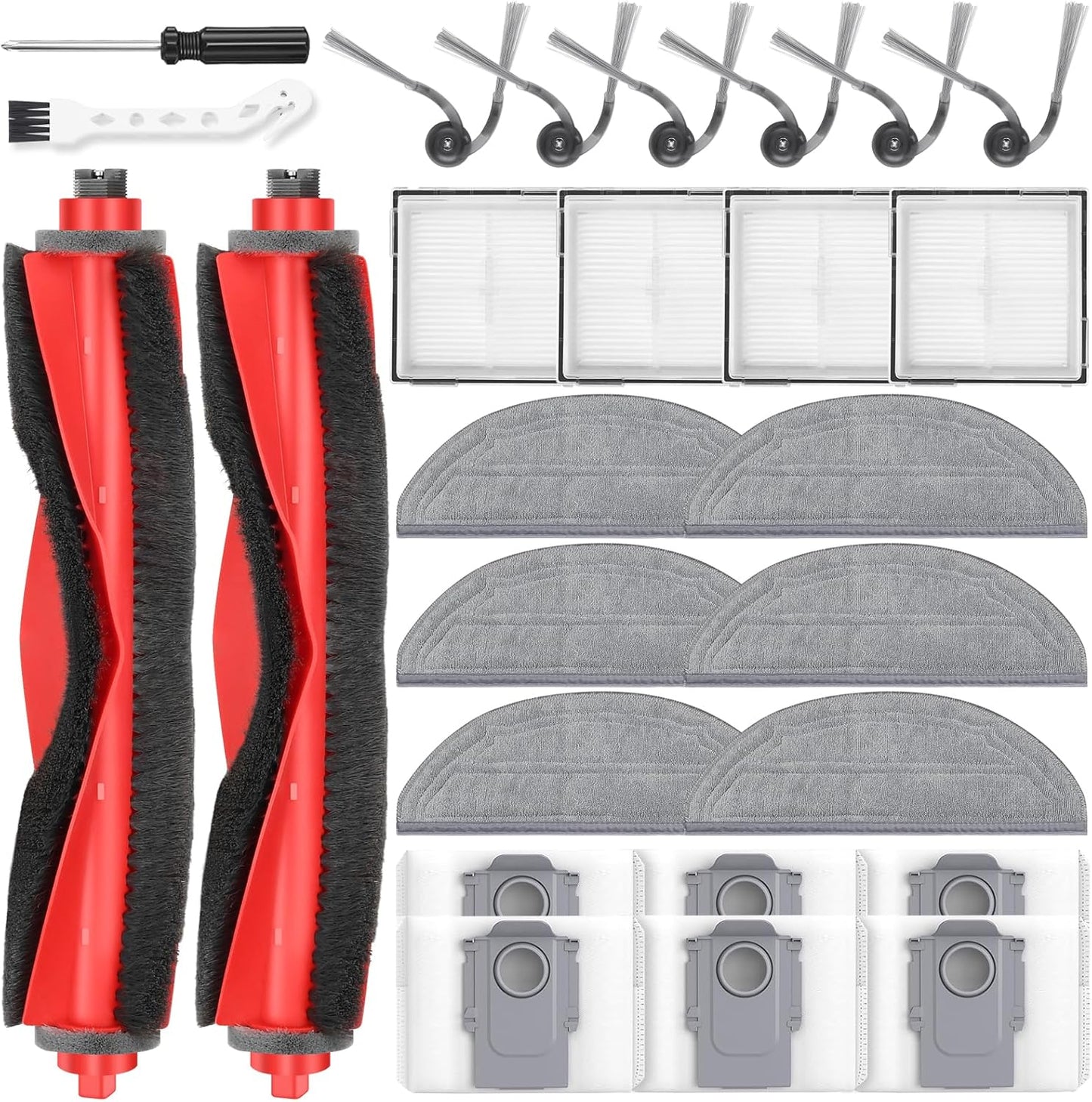 Set 26 accesorios repuesto Roborock Q10 S5 X5