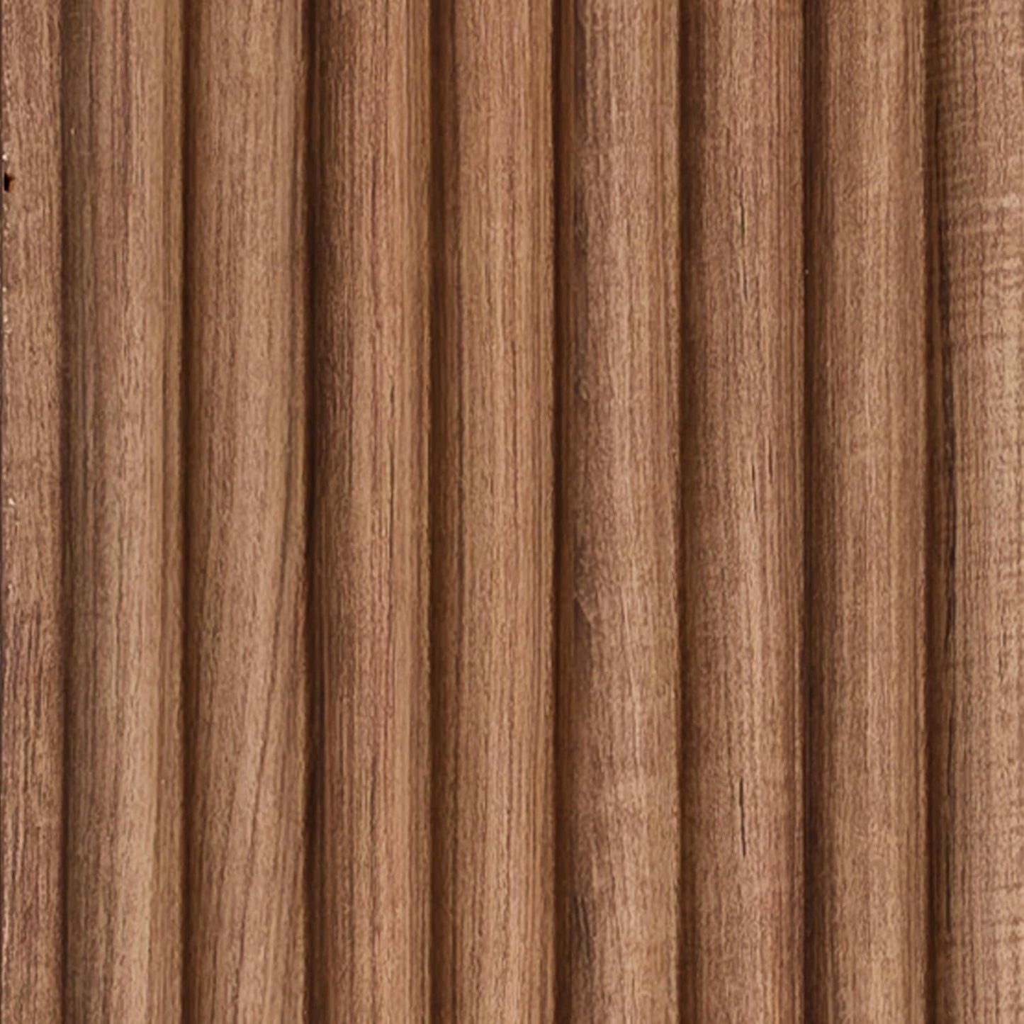 Paneles redondos madera poliestireno para techo pared color castaño