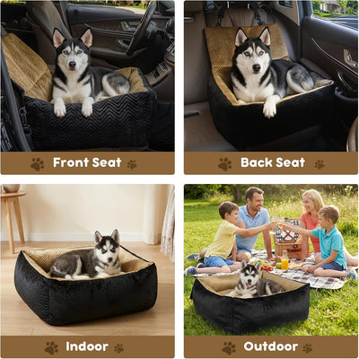 Asiento automóvil perro cama funda lavable elevador 30