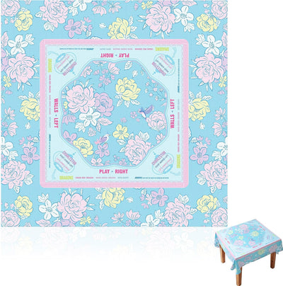 Mantel cuadrado 56x56pulg con reglas juego familiar