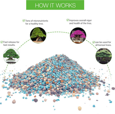 Fertilizante bonsái multiusos 1.8lbs micro nutrientes