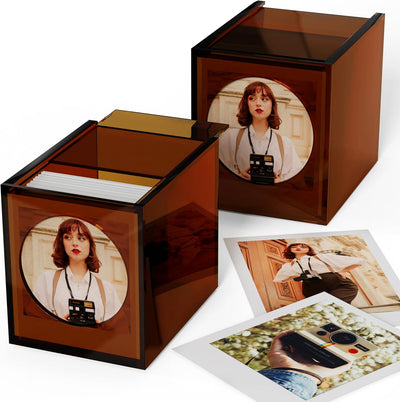 Caja almacenamiento fotos Polaroid 4.2x3.5 con tapa
