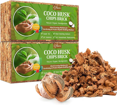Pack 2 Sustratos Coco Plantas 2.2lb Orgánico Baja EC pH
