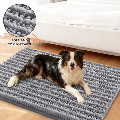 Tapete puerta perro 36x24pulg felpilla absorbente antideslizante