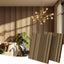 Paneles 3D madera acústicos sala TV dormitorio oficina