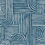Papel tapiz geométrico azul marino moderno removible